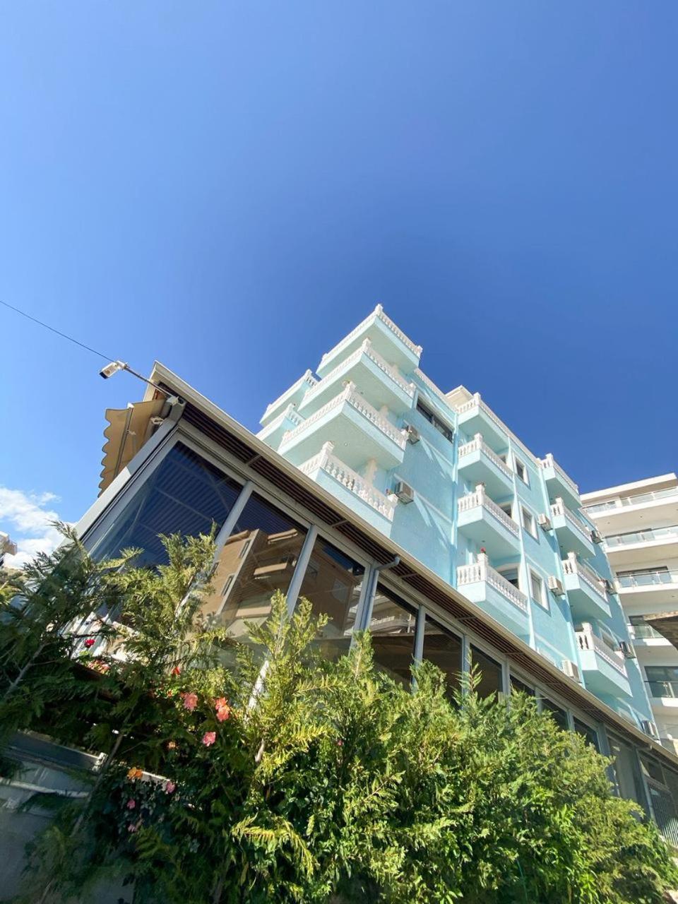 Hotel Abedini Sarandë Exterior foto
